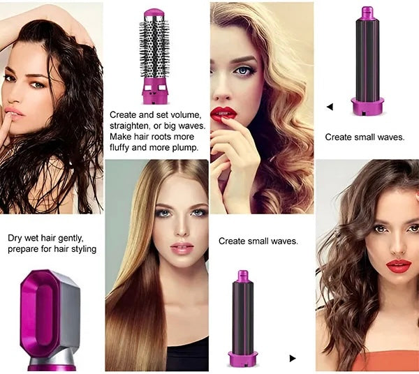 Moldeador De Pelo Secador 5 en 1